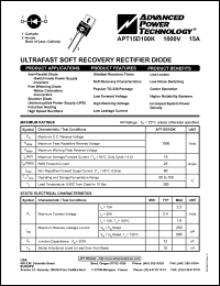 APT15D100BHB Datasheet