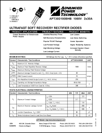 APT30D100BHB Datasheet