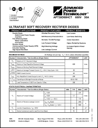 APT30D60BCT Datasheet