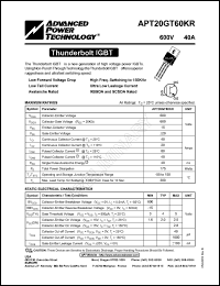 APT20GT60CR Datasheet