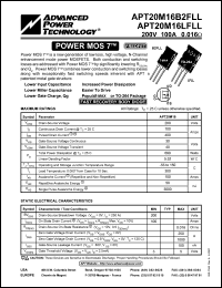 APT20M13PVR Datasheet
