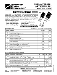 APT50M75JFLL Datasheet