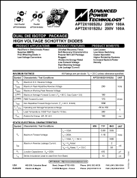 APT2X101D60J Datasheet