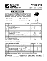 APT5024SFLL Datasheet