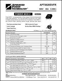 APT5024SVR Datasheet