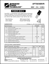 APT6030BVFR Datasheet