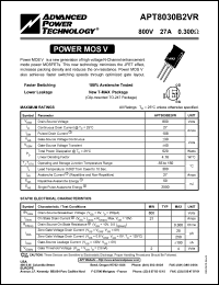 APT8030B2VFR Datasheet