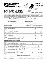 ARF463S45 Datasheet