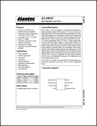 EL1881CN Datasheet