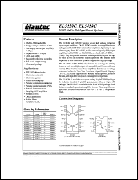 EL5444CS Datasheet