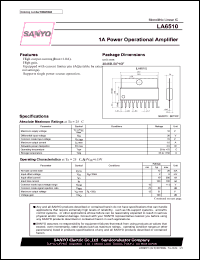 LA6510 Datasheet