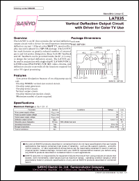 LA7835 Datasheet