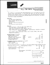 LA3390 Datasheet