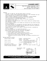 LA4460 Datasheet