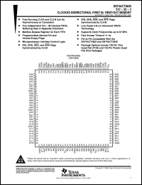 SN74ACT3632-15PCB Datasheet