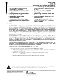 SN74ACT3651-20PQ Datasheet