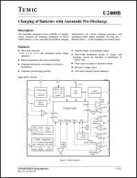 U2400B Datasheet
