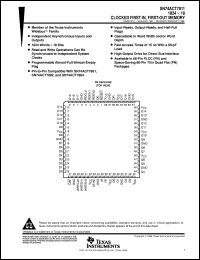 SN74ACT7811-18FNR Datasheet