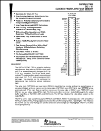 SN74ALVC7803-25DL Datasheet