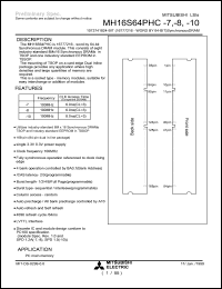 MH16S64PHB-7 Datasheet