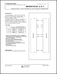 MH28S72PJG-6 Datasheet