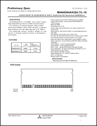 MH64D64AKQH-75 Datasheet