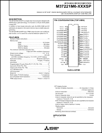 M37221M6-XXXSP Datasheet