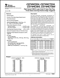 CD54HC564F3A Datasheet