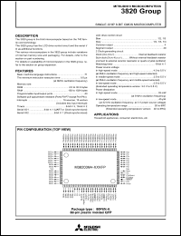 M38207E3DXXXFP Datasheet