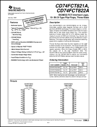 CD74FCT821AM96 Datasheet