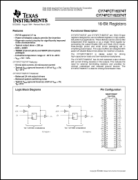 CY74FCT162374ATPAC Datasheet