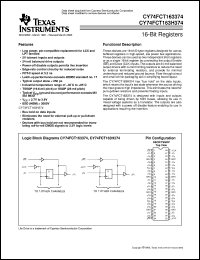 CY74FCT163374CPACT Datasheet