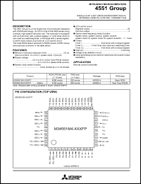 M34551E4-XXXFP Datasheet
