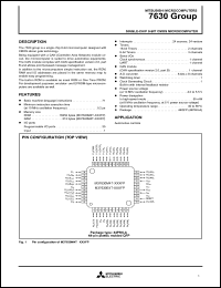 M37630E4T-XXXFP Datasheet