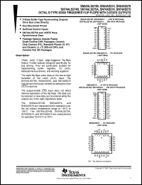 SNJ54ALS574BFK Datasheet