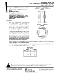 SNJ54HC573AFK Datasheet