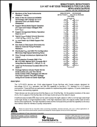 SNJ54LVTH16374WD Datasheet