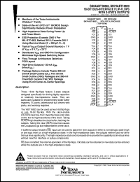 SN74ABT16833DL Datasheet