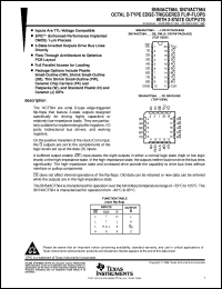 SN74ACT564DBLE Datasheet