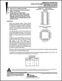 SN74ACT574DBLE Datasheet