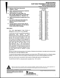 SN74ALVCH16373DLR Datasheet