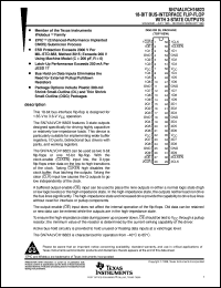 SN74ALVCH16823DGGR Datasheet