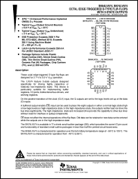 SN74LV574PWLE Datasheet