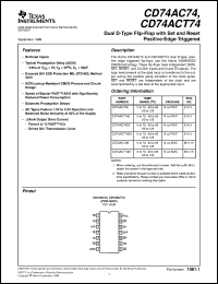 CD54AC74F3A Datasheet