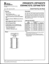 CD74AC273M96 Datasheet