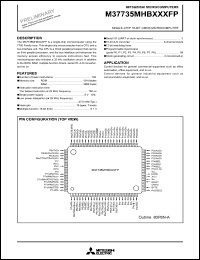 M37735MHBXXXFP Datasheet