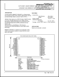 M6MT160S4BVP Datasheet