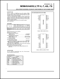 M5M4V4405CTP-7S Datasheet