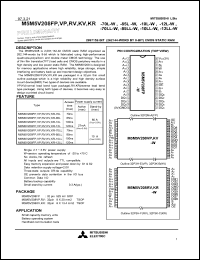 M5M5V208RV-70LL-W Datasheet