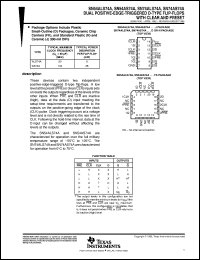 SNJ54ALS74AFK Datasheet